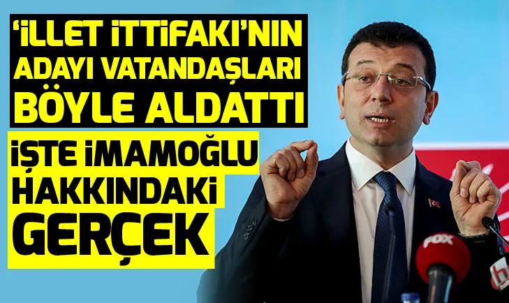 İmamoğlu, 37 vaadinden sadece ikisini yaptı!