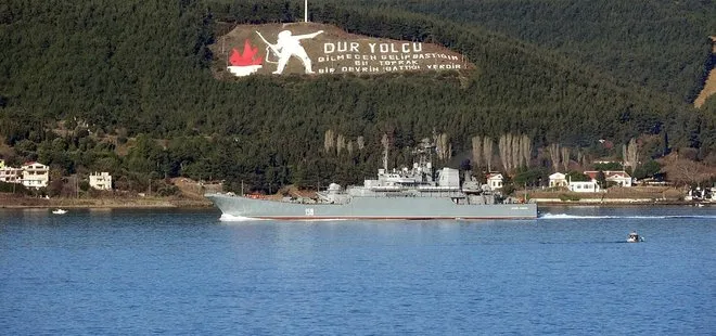 Rus Savaş gemisi Akdeniz’e indi