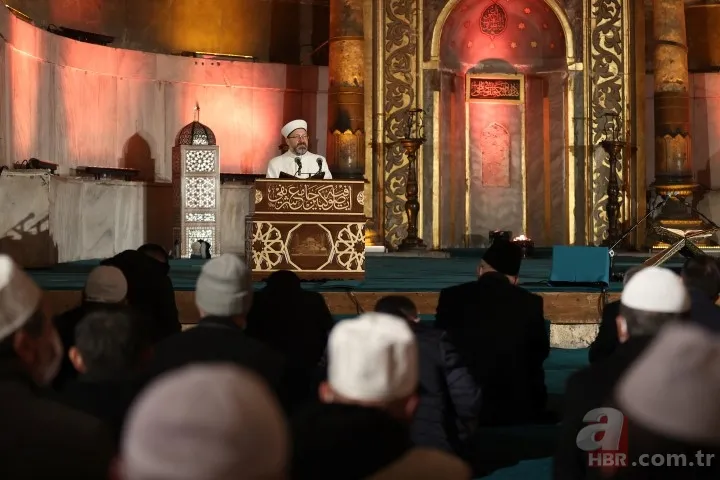 Ayasofya Camii'nde Regaip Kandili coşkuyla idrak edildi 22