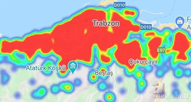 Son dakika: Trabzon'un koronavirüs haritası kırmızıya döndü! Alarm veriyor 13