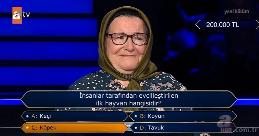 Milyoner'de TDK sorusu nefes kesti! Azize Teyze damga vurdu 4