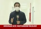 Son dakika: A Haber Başkan Erdoğanın incelediği Yeşilköydeki pandemi hastanesine girdi |Video