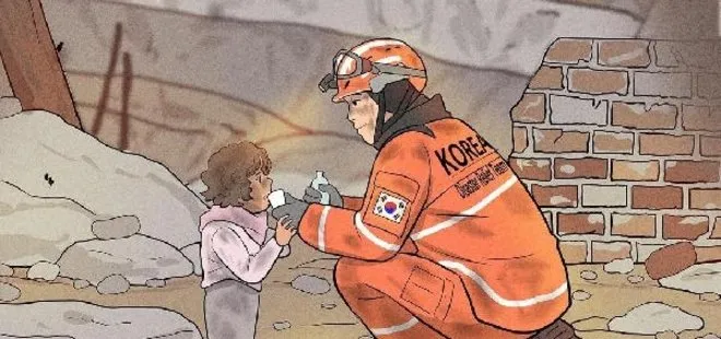 Güney Koreli çizerden anlamlı paylaşım: Kardeşlik bağımız kanla yoğruldu