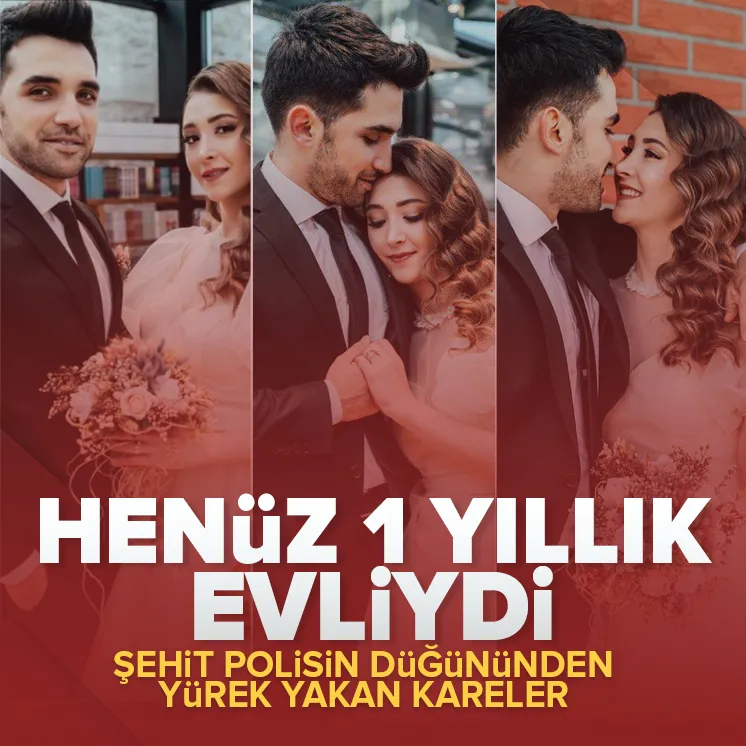 Henüz 1 yıllık evliydi... Yürek burkan kareler