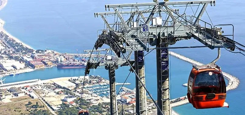 Tünektepe teleferikle 9 dakika