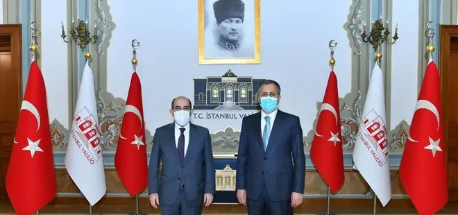 İstanbul Valisi Ali Yerlikaya, Melih Bulu’yu kabul etti