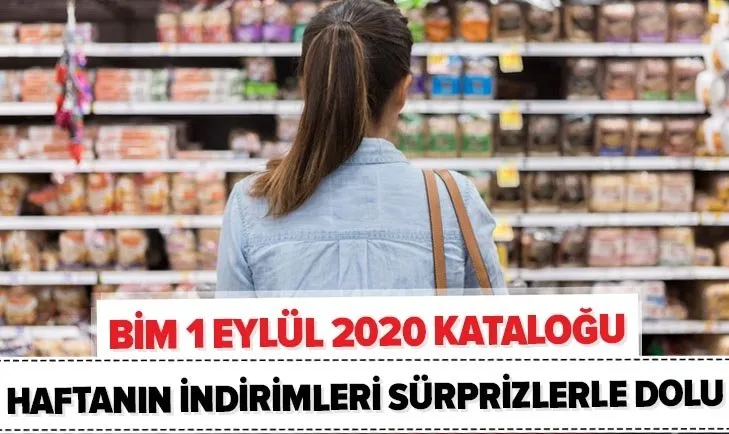 BİM aktüel 1 Eylül 2020 kataloğu: BİM salı günü kampanyaları sürprizlerle dolu! Bu hafta...
