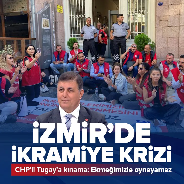 İşçilerin ikramiye eylemine Cemil Tugay engeli!