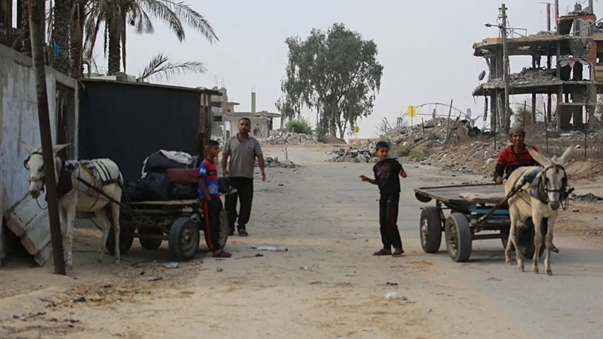 Gazze'de ölüm ve yaşam arasında bir çizgi! Bölgenin yüzde 50'sini kapsıyor