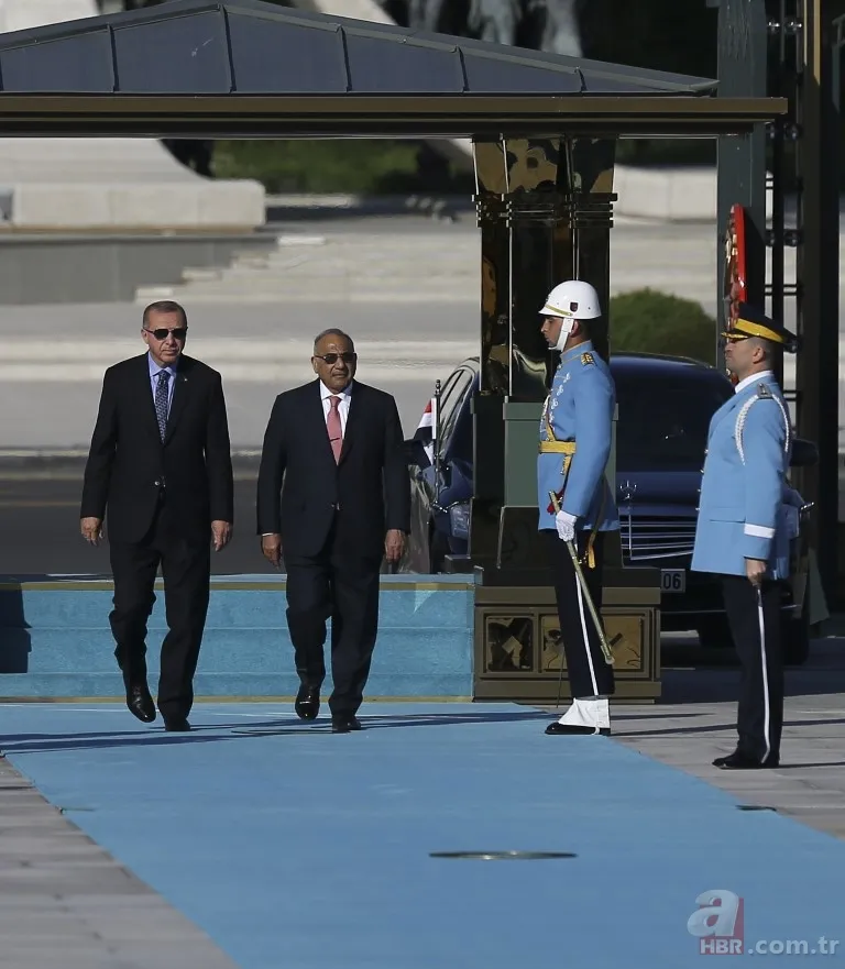 Başkan Erdoğan, Irak Başbakanı Abdulmehdi'yi resmi törenle karşıladı 9