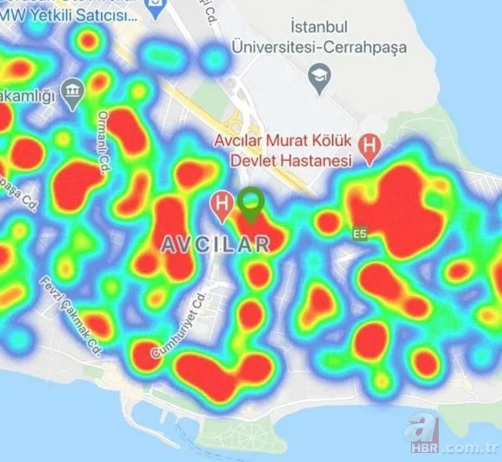 İstanbul’un ilçelerinde koronavirüs risk durumu nasıl? İşte İstanbul’un risk haritası