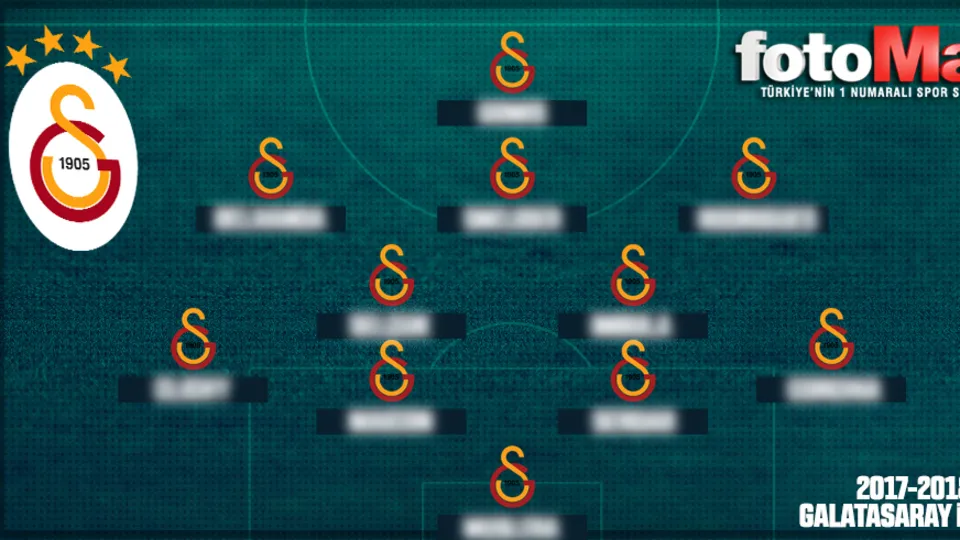 İşte Galatasaray'ın yeni sezon 11'i!