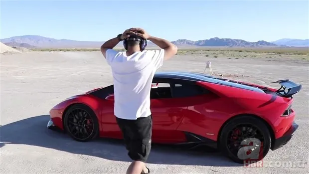 Lamborghini ile oynanan tehlikeli oyun 8