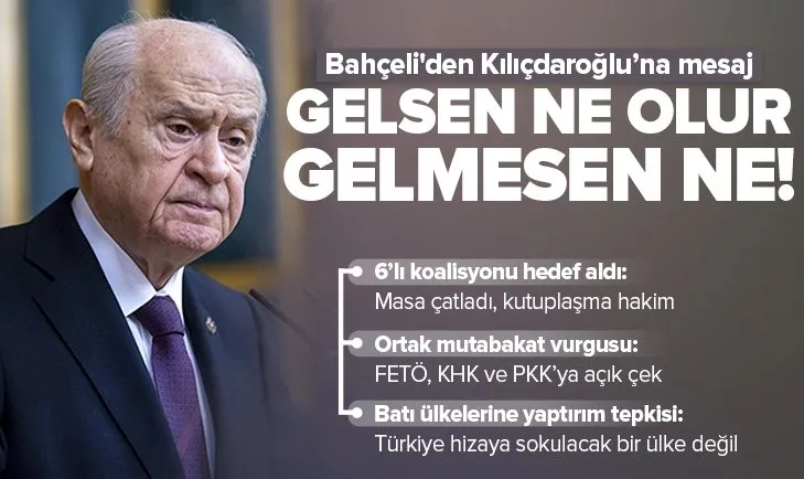 Son dakika: MHP Lideri Devlet Bahçeli’den Tekirdağ’da önemli açıklamalar! Kılıçdaroğlu gelse ne olur gelmese ne!