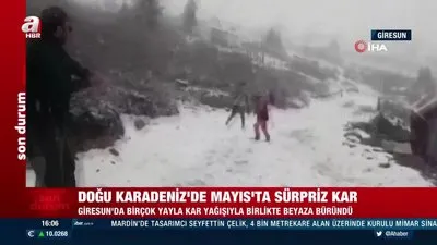 Karadeniz’de kış geri döndü