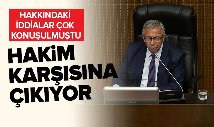 Mansur YavaÅ hakim karÅÄ±sÄ±na Ã§Ä±kÄ±yor