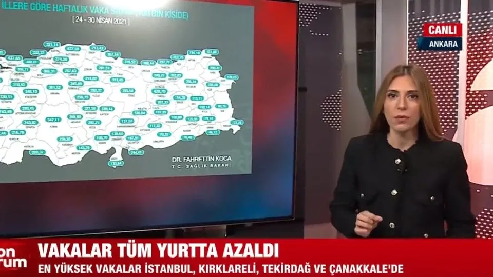 Koronavirüs vakaları tüm yurtta azaldı! Vaka sayısı en fazla ve en az olan iller hangileri? | İllere göre haftalık vaka sayısı