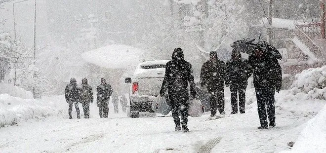 Son dakika: Samsun Çorum Tokat ve Yozgat’ta bazı yerlerde eğitime kar engeli