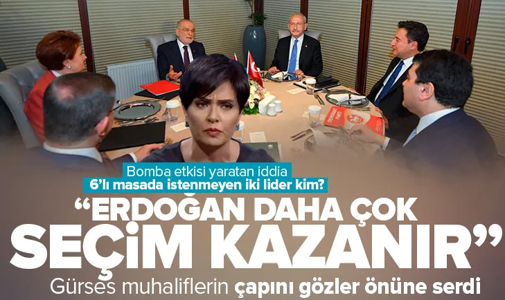 Gazeteci Özlem Gürses 6’lı masaya dinamit yerleştirdi!