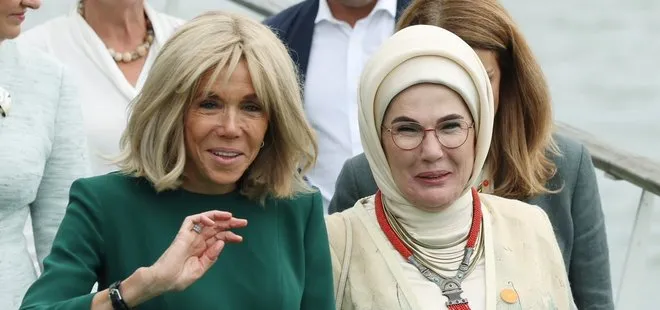 Emine Erdoğan Hollanda’da lider eşleriyle bir araya geldi