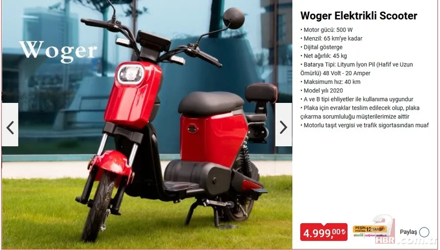 BİM'de gelecek hafta: Elektrikli scooter, 10 TB klavyeli tablet, 21 vites bisiklet dikkat çekiyor! 24 Mayıs itibarıyla... 2