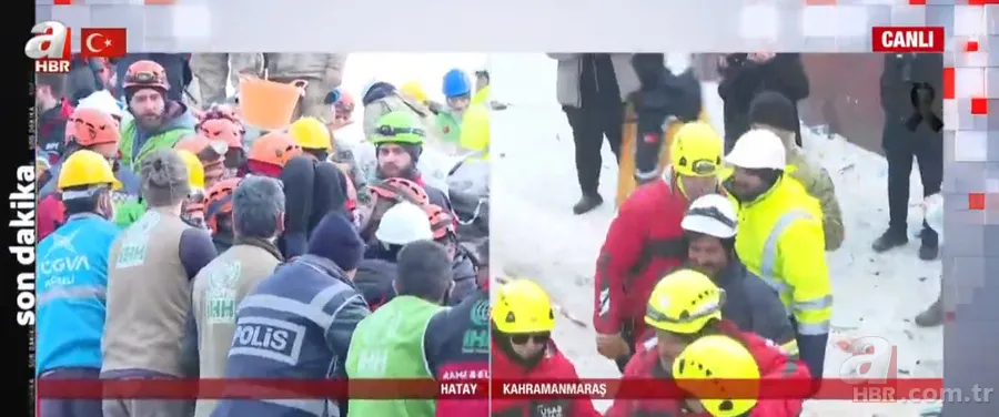 Depremin 5. gününde peş peşe MUCİZE kurtuluşlar! Gözyaşları sel oldu… A Haber o anlara tanıklık etti | Adıyaman'da 8 aylık bebek ve ailesi çıkarıldı 12