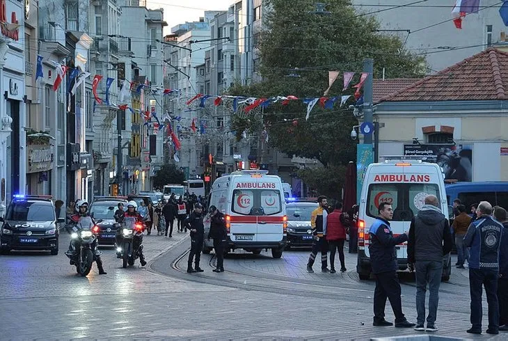 Beyoğlu'ndaki patlama sonrası olay yerinden görüntüler!