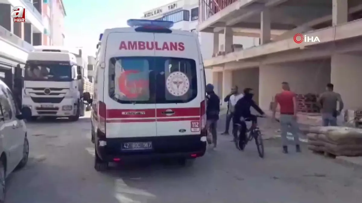 İnşaatta yüksekten düşen işçi yaralandı