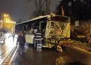 İETT otobüsü asırlık çınar ağacına çarptı