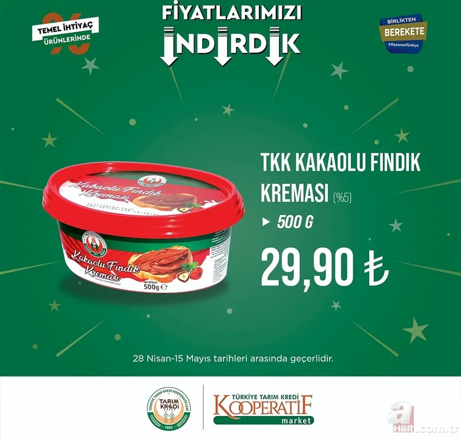 TARIM KREDİ MARKETlerinde indirimsiz ürün kalmadı! Ucuzluk başladı! Sucuk, Tereyağı, peynir, et, şeker, çay, tuvalet kağıdı... 4