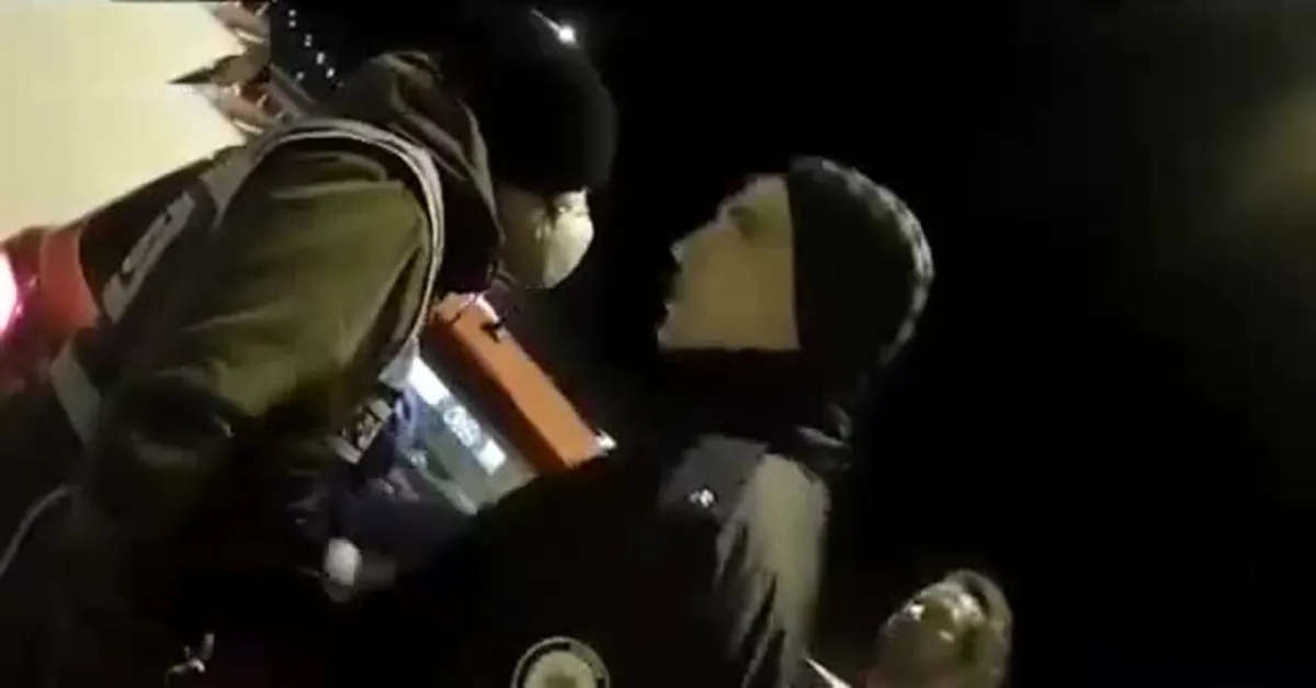 Yarbay olduğunu iddia etti polise hakaretler yağdırdı |Video