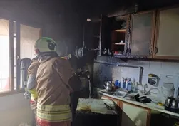 Hatay’da korkutan yangın! Ev son anda kurtarıldı