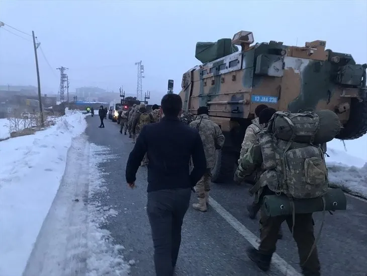 Bitlis'te düşen helikopterin enkazından ilk görüntü
