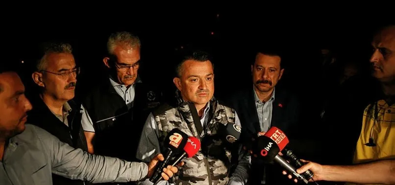 Urla ve Karabağlar yangınları hakkında bilgi verildi