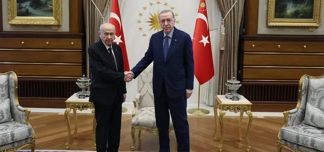 Başkan Erdoğan Devlet Bahçeli ile görüştü! Gündem yerel seçim...