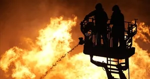 Ankara’da iş yerinde gece yarısı yangın paniği