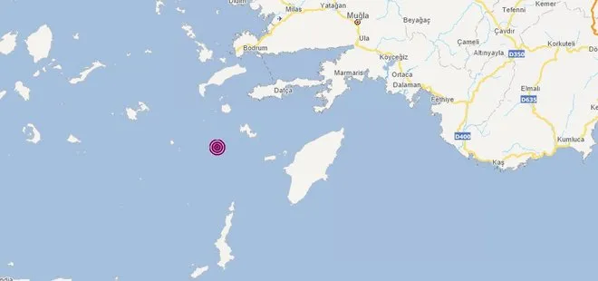 Son dakika: Ege Denizi bir kez daha sallandı! Datça’da 4 büyüklüğünde deprem | AFAD son depremler