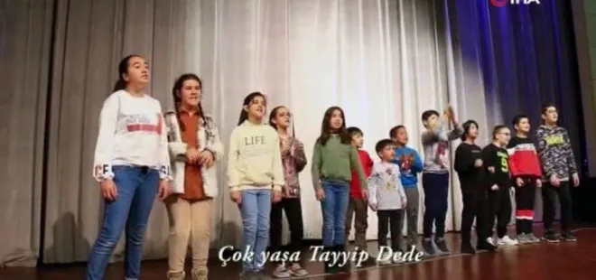 Konyalı minikler Başkan Erdoğan’ın doğum gününü kutladı