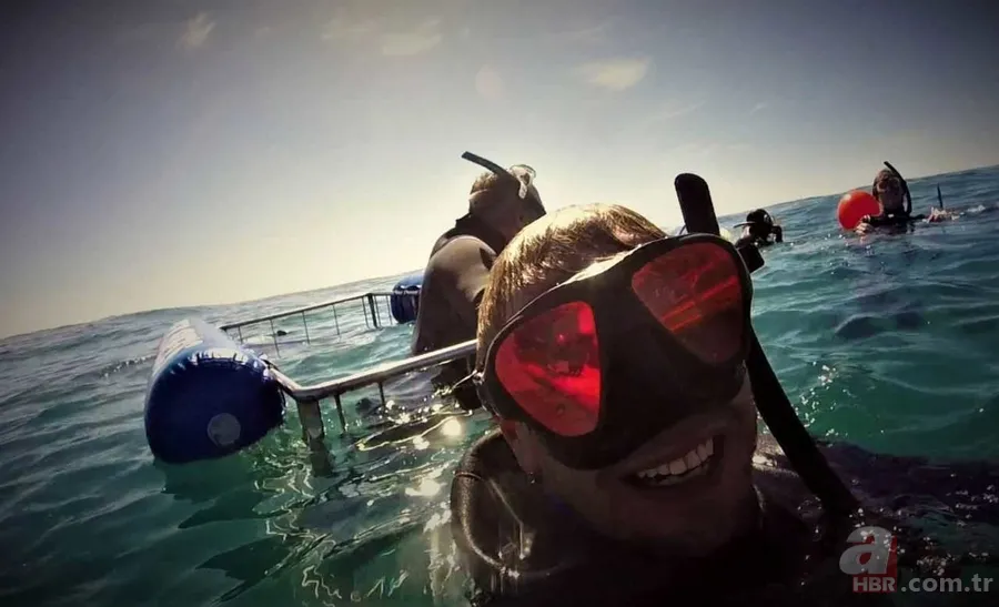 Ölümle burun buruna! Denizde korkunç anlar drone kamerasında! Dev köpek balığı... 10