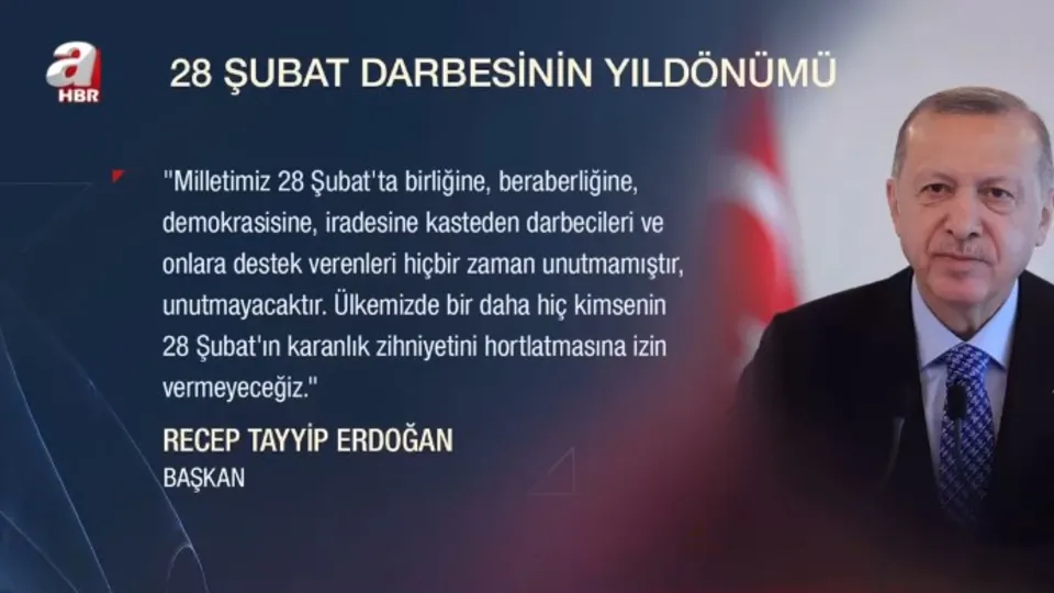 Siyasilerden 28 Şubat mesajları!