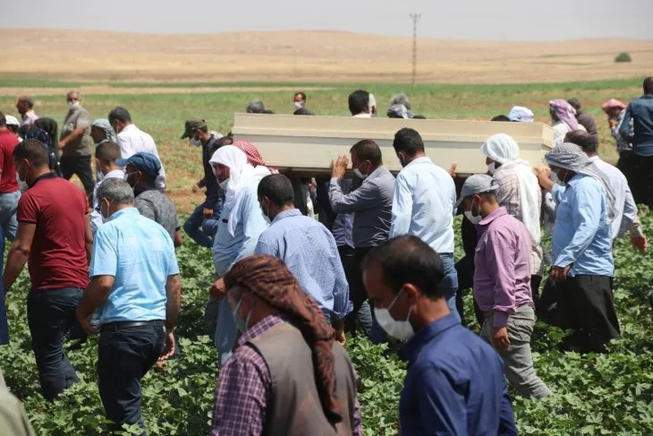 Şanlıurfa’dan kahreden kare! 7 tabut yan yana...