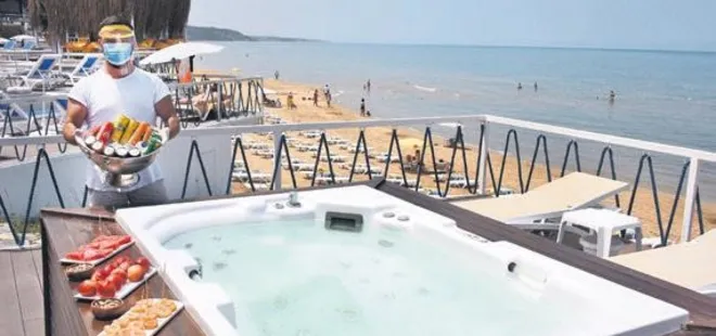 Kilyos'taki ünlü plajda skandal tesettür yasağı!