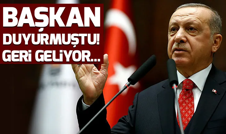 Başkan Erdoğan duyurmuştu! Tanzim satış geri geliyor