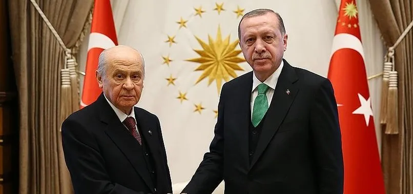 Son dakika: Başkan Erdoğan Devlet Bahçeli ile görüştü!