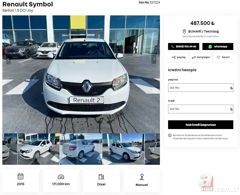 230 bin TL’ye dahi araç var! Renault fabrikada yenilediği ikinci el araç modellerini ve fiyatlarını açıkladı! Renault, Peugeot, Fiat, Volkswagen, Hyundai, Opel… 22