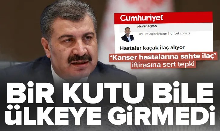 Kanser hastalarına sahte ilaç iddiasına tepki!
