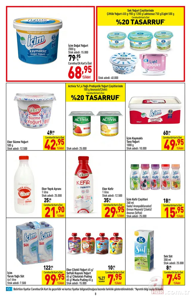 CarrefourSA 26 Eylül indirim kataloğu yayınladı! Carrefour’da bu hafta yüzlerce ürün için indirim başladı! 8