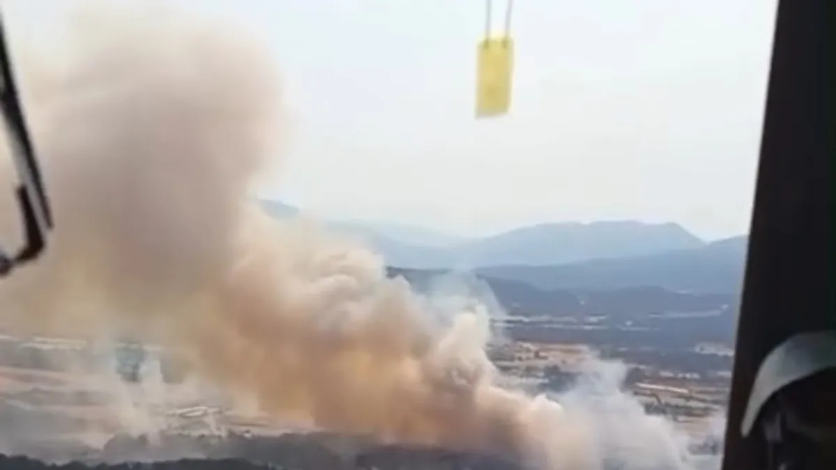 A Haber ekipleri yangın bölgelerinde