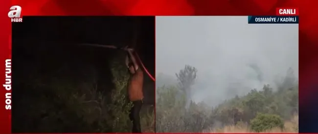 Osmaniye’de orman yangını | Yerleşim yerleri tehdit altında! Ekipler nasıl müdahale ediyor?