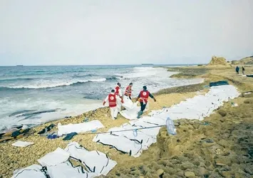 Libya sahiline 74 ceset vurdu